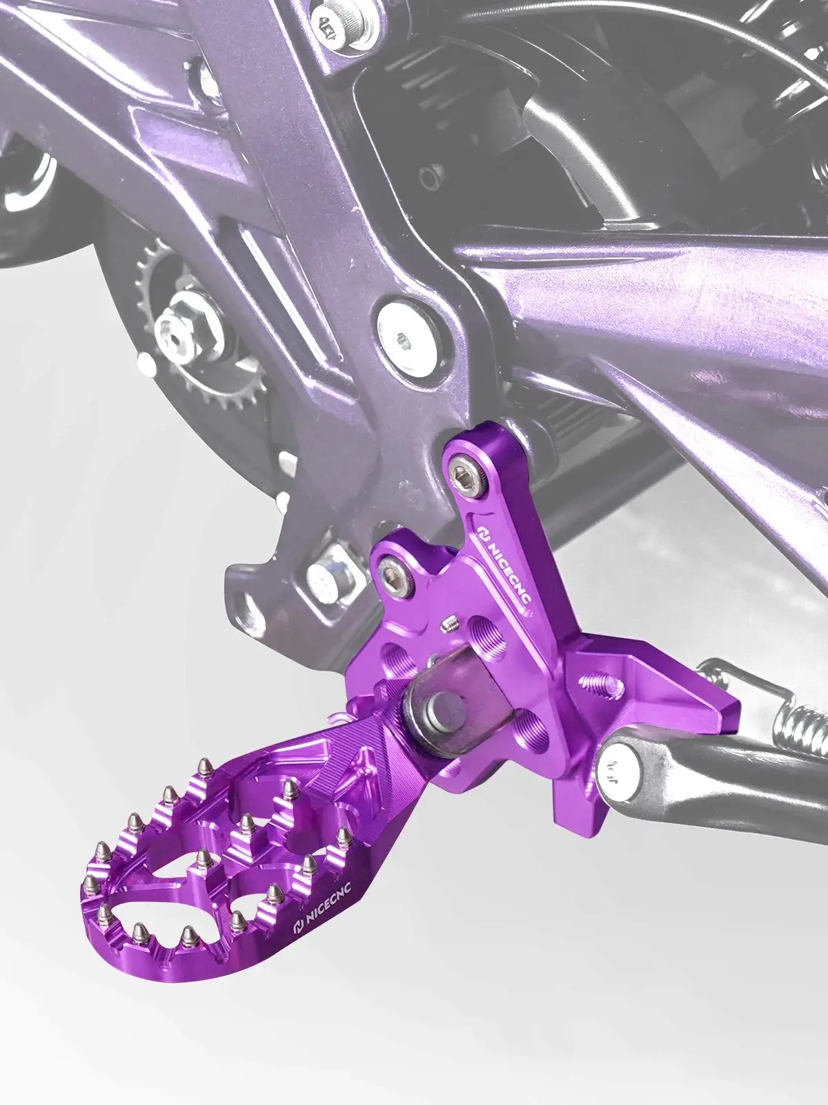 AliExpress NICECNC For Surron light bee X Enlarged Foot Pegs Footrest & Bracket For Sur-ron light bee S L1E For Segway X160 X260 Electric Dirt Bike