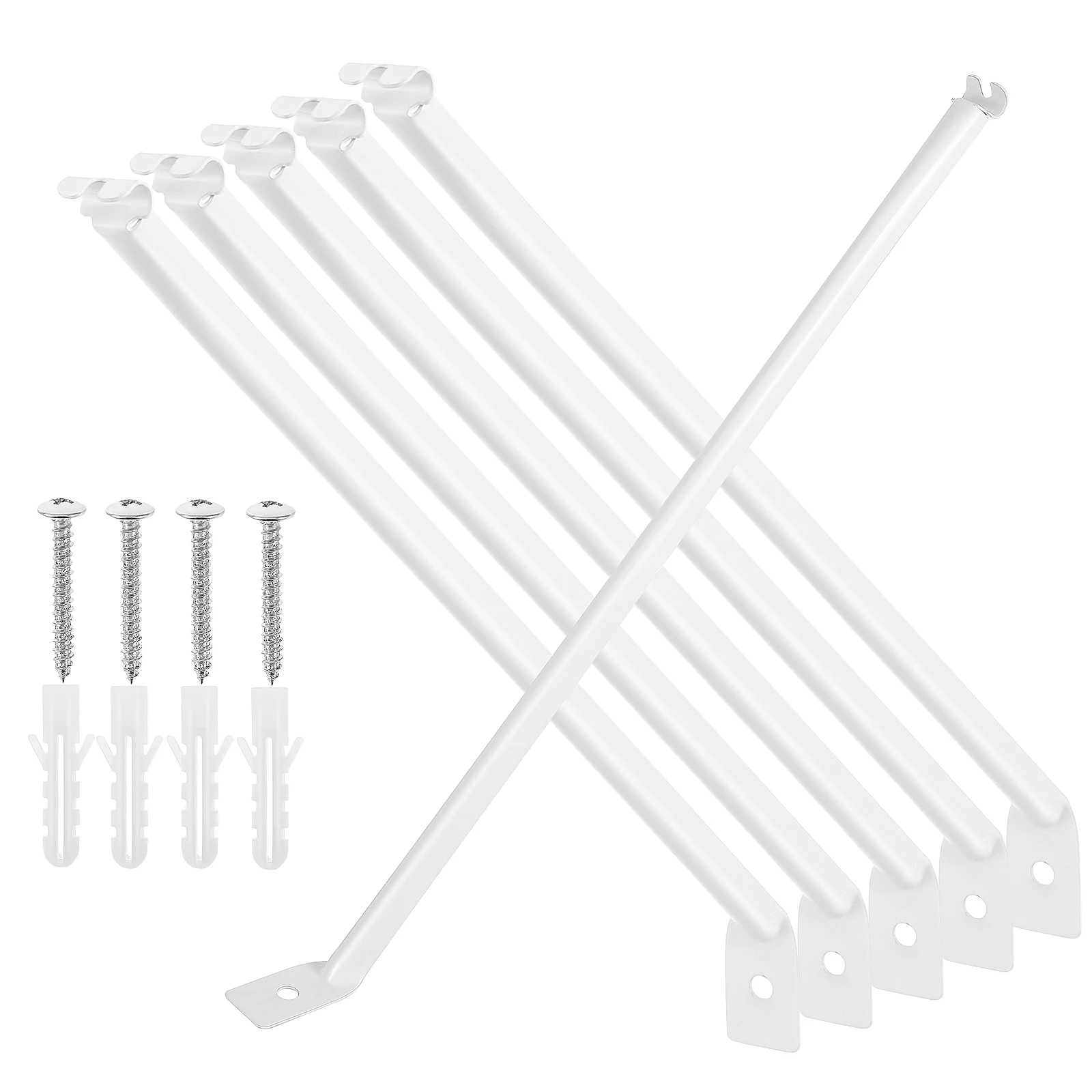 

6pcs RV Accessories Metal Brackets for Awning Roof Mount Trailer Parts Shelving Support Camper Table Installation Hardware
