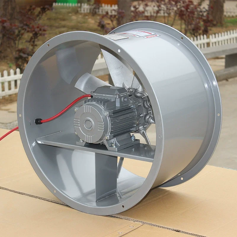 المعدات الصناعية قائمة بذاتها AC الكربون الصلب الخاصة إلى الأمام ارتفاع درجة الحرارة والرطوبة العالية مروحة التدفق المحوري #3