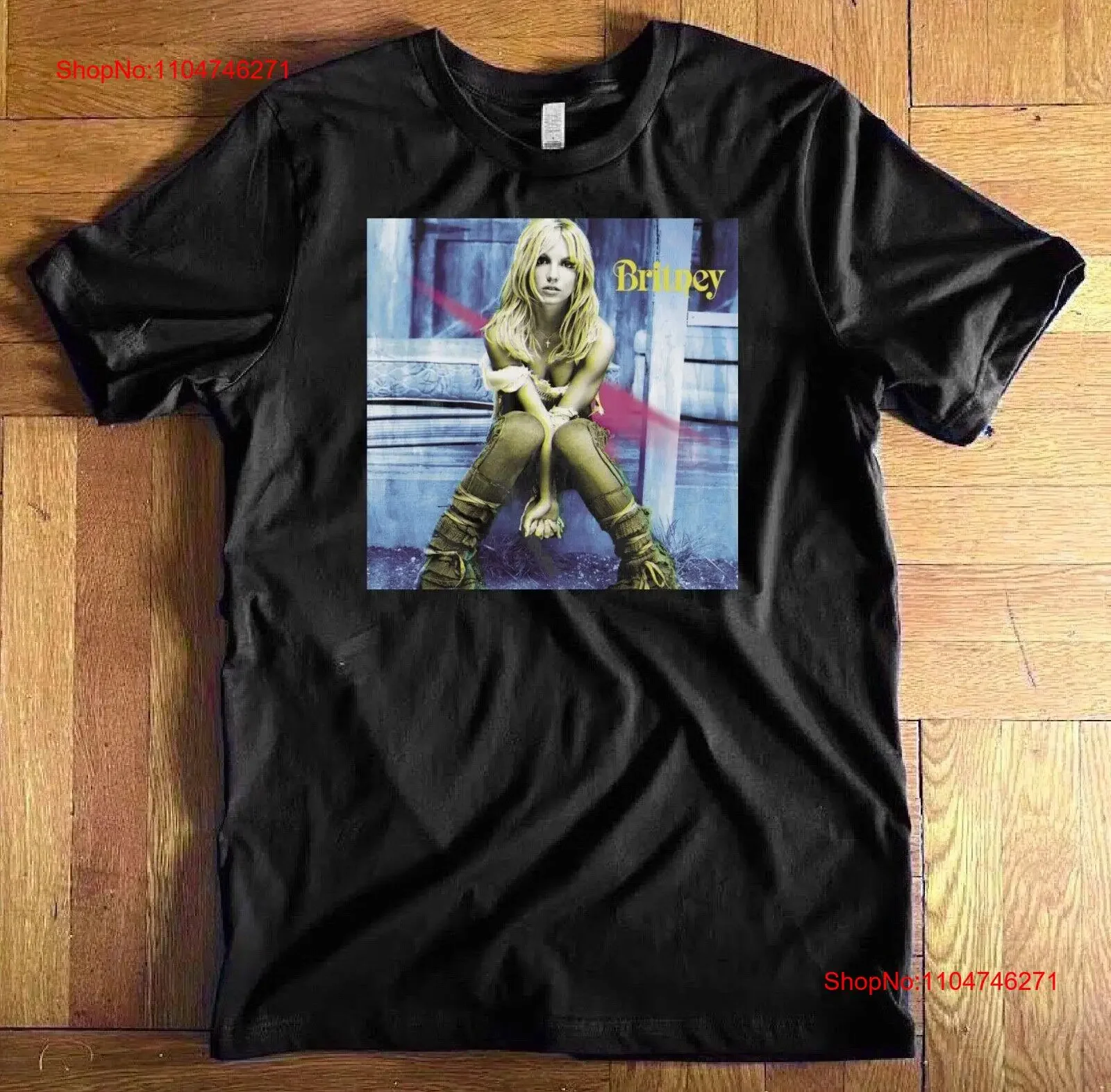 

Britney Spears T shirt Bella Canvas vintage Washed Comfortable streetwear Versatile Slightly Top For Everyday Wear Soft Casual