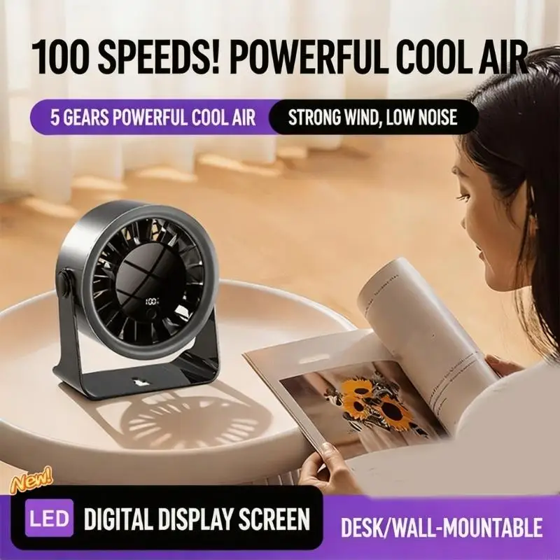 2025-ventilador-portatil-sem-fio-1800mah-longo-permanente-100-velocidades-tradicao-para-uso-no-verao