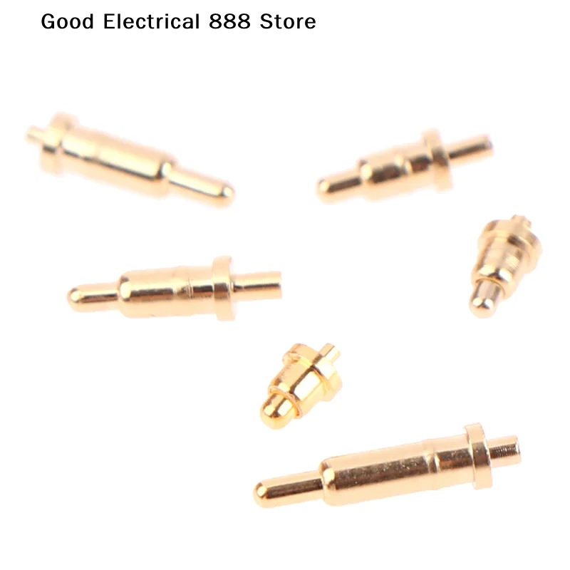 【G】10piece Pogo Pin Connector Pogopin Battery Spring Load Contact SMD Pin PCB 2 3 4 5 6 7 8 9 10 12 14 15 16mm Test Spring Probe