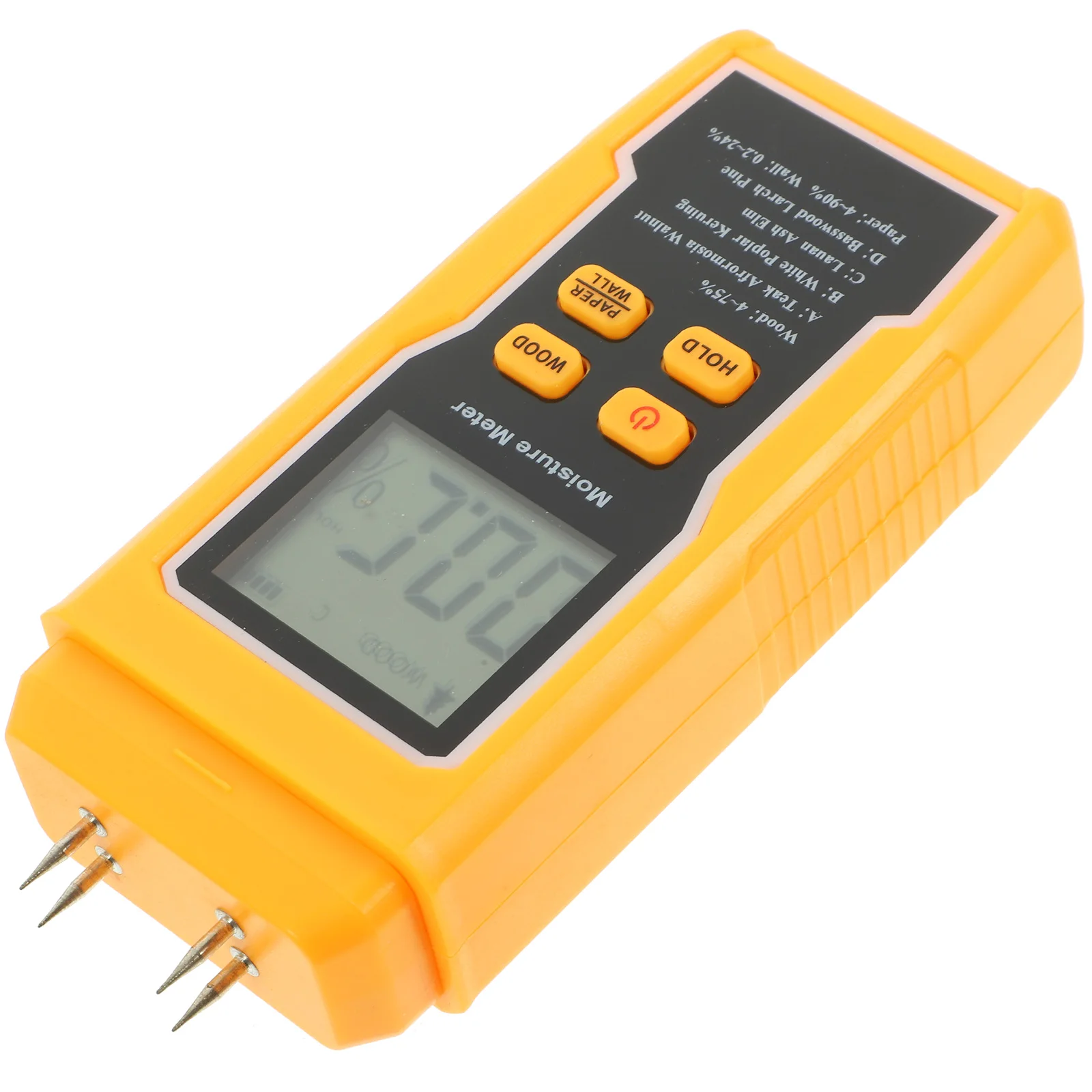 

Wood Moisture Meter Digital LCD Firewood Humidity Tester for Paper Bamboo Tobacco Drywall Tools for Walls