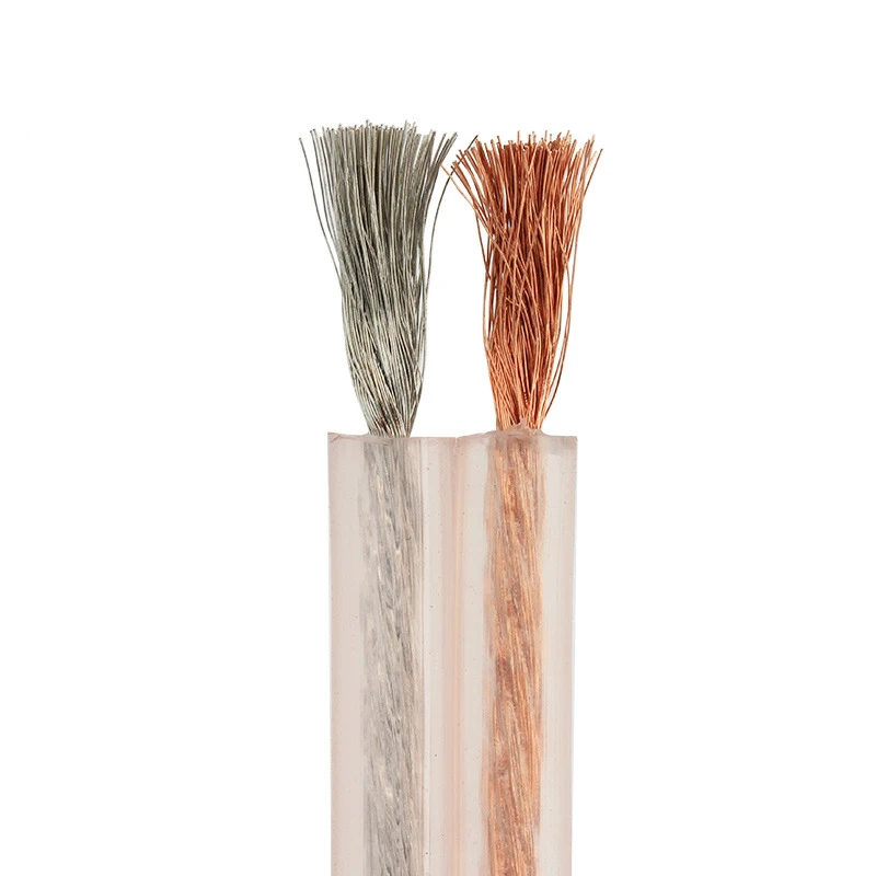 كابل توصيل صوتي من النحاس النقي ، كابل مكبر صوت أوديوفيلي ، سلك فضفاض #3