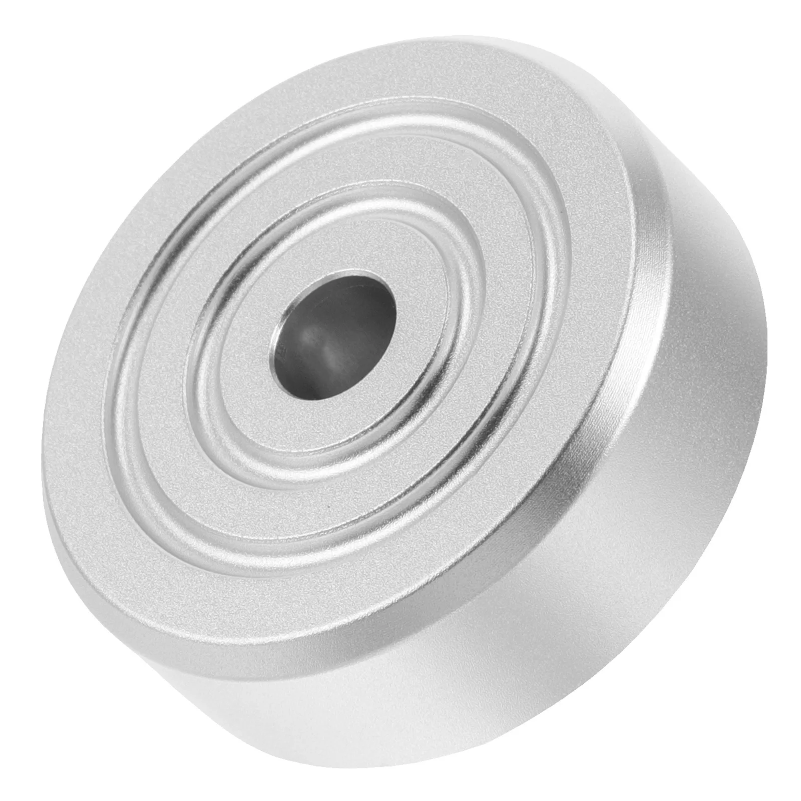 ビニールレコードアダプター アルミニウムウェイトスタビライザー ロープロファイルブロック 振動を軽減 使いやすいプロフェッショナルレコードスタビライザー