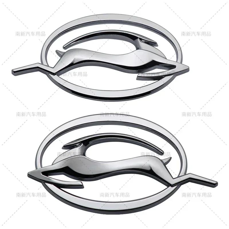 ABS 3D Antelope Badge Car Fender Stickers Rear Trunk Emblem For Chevrolet M2 Impala South Antelope Car Styling Accessories