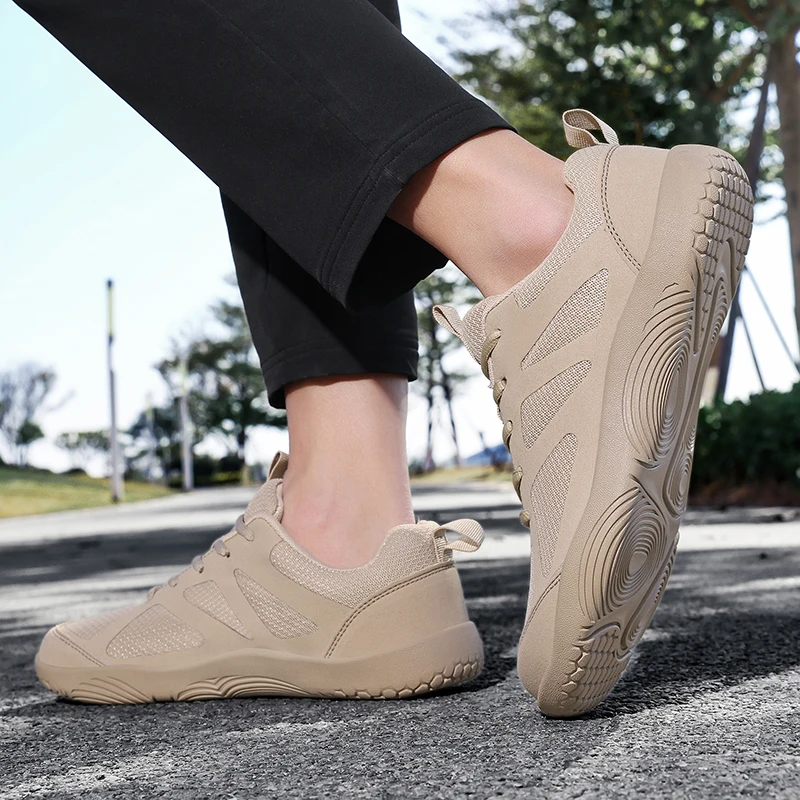 

Unisex Width Toe Box Shoes Barefoot Zero-Drop Sole Sneakers Lightweight Flexible Minimalist Walking Shoes
