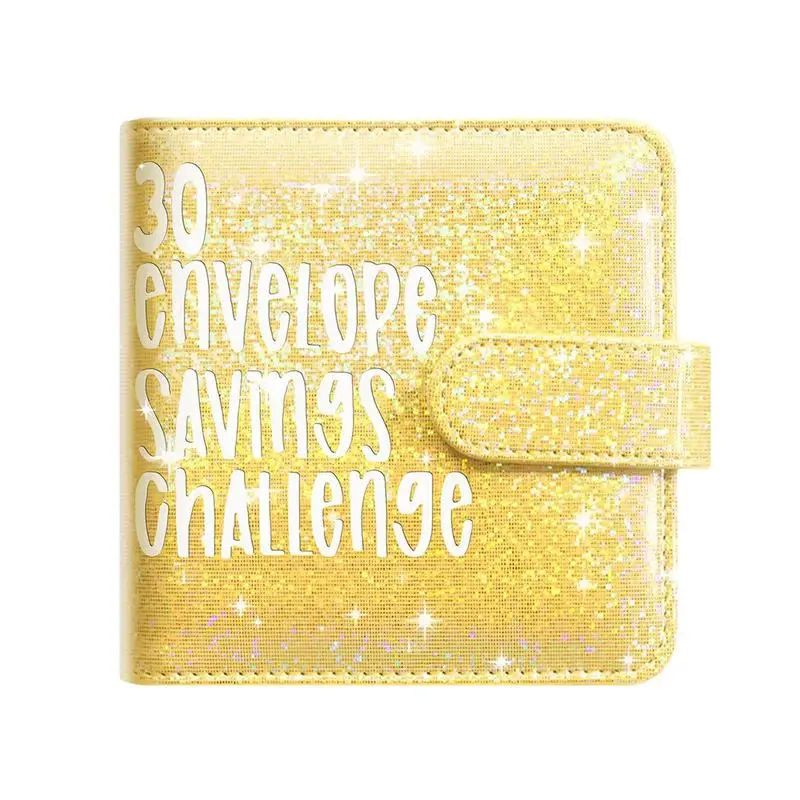 

30 Day Challenge Envelope Binder Budget Planner & Budget Book Financial Planner Savings Binder Money Envelopes For Cash Stashing