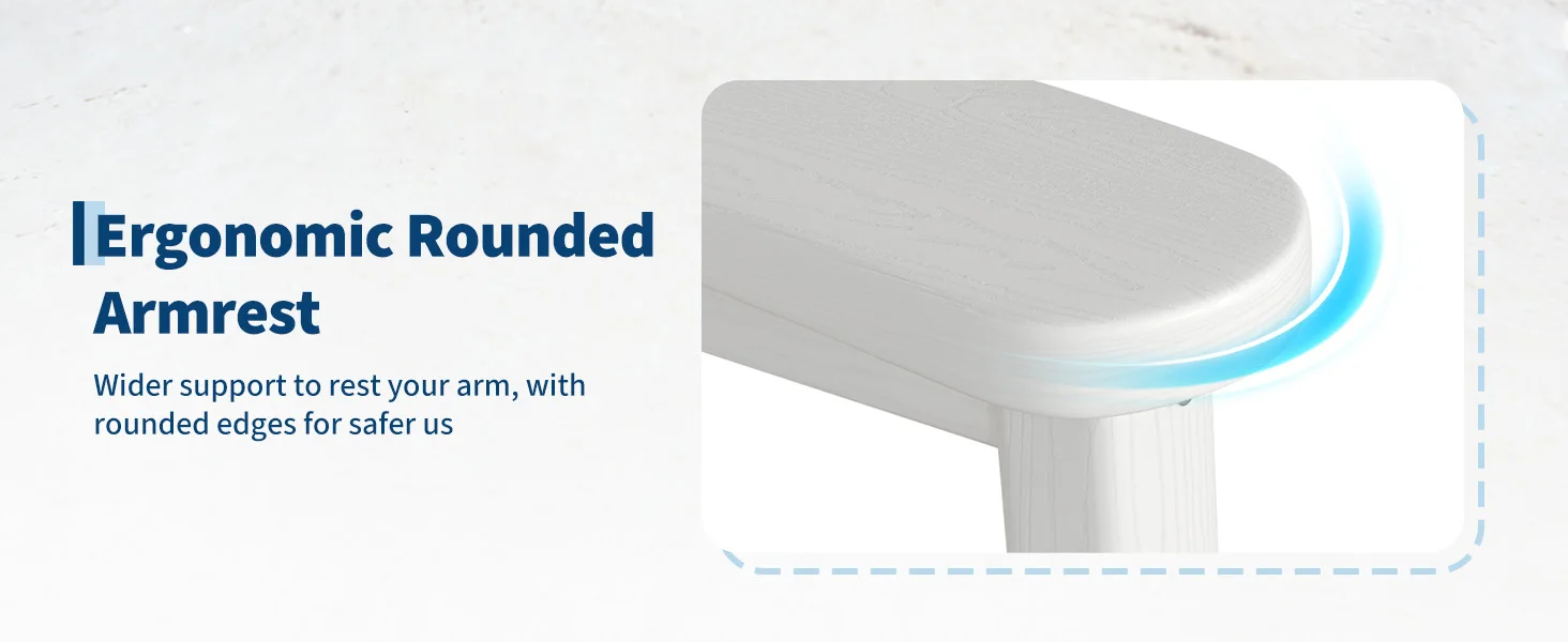 Ergonomic Rounded Armrest