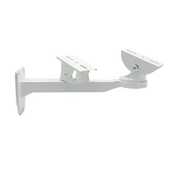 Brazo de soporte para cámaras duales CCTV, montaje en pared para exteriores, para videovigilancia, IP, AHD, de seguridad, resistente al agua, de aluminio