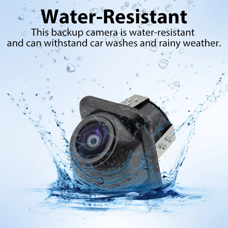 كاميرا خلفية وجانبية للمركبة AHD CVBS 170 °   عين السمكة عالية الوضوح للرؤية الليلية مقاوم للماء قبعة من القش كاميرا مثقاب