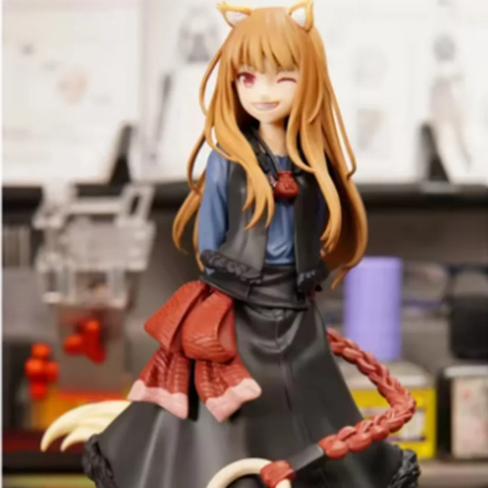 Nueva Figura de Acción de PVC de 17CM de Spice and Wolf Horo, Modelo Coleccionable, Adorno de Anime, Juguete de Dibujos Animados, Regalo