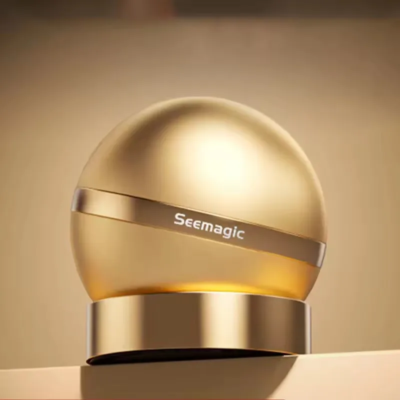 Seemagic cortador de unhas elétrico exploração edição proteção infravermelha atualização esférica elétrica cortador de unhas com luz led