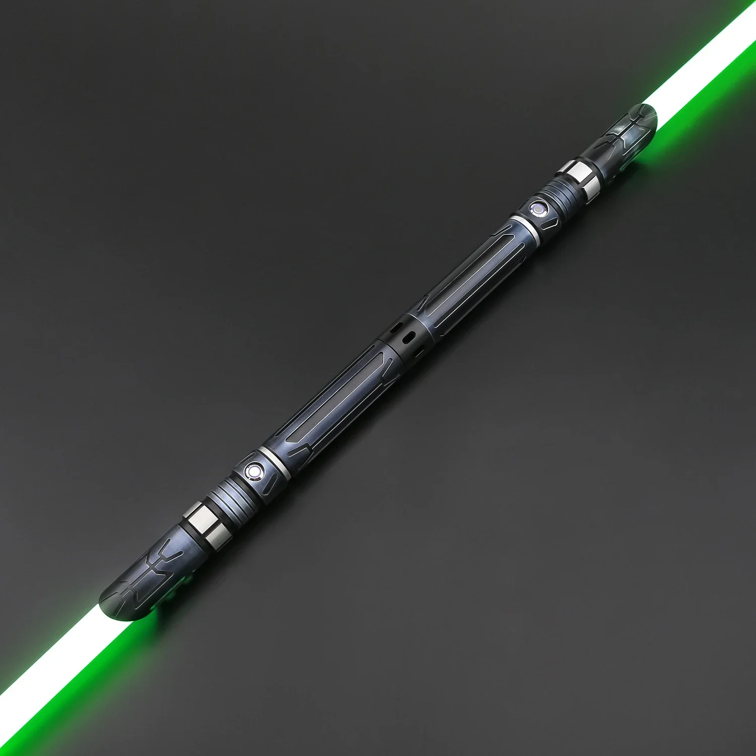 TXQSABER E35 سيوف ليزر مزدوجة سوينغ سلس اثنين من شفرات معدنية هيلت مزدوجة الثقيلة المبارزة الحرة محول مزدوج الحواف RGB FOC Jedi