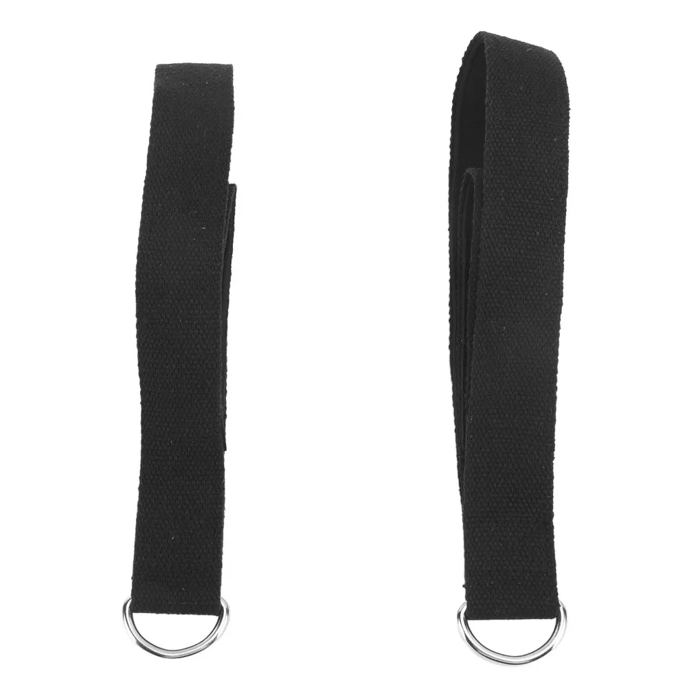 2PCS Comfortable Anti Slip Pilates Double Loop Straps Soft Padded D-Ring Fitness Exercise Straps Pilates Straps Yoga Exercise