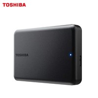 LS Toshiba A5 Series Small Black Portable Hard Drive, High-Speed USB 3.2 Gen1, 500GB/1TB/2TB Compatible With Mac