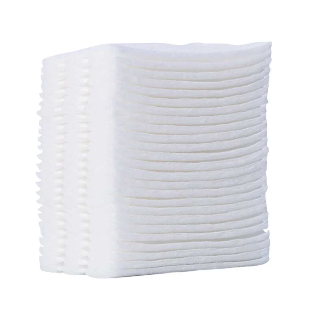 3 個三層不織布メイクアップコットンパッド両面フェイシャルパフメイク落としスキンケアケア使い捨て美容