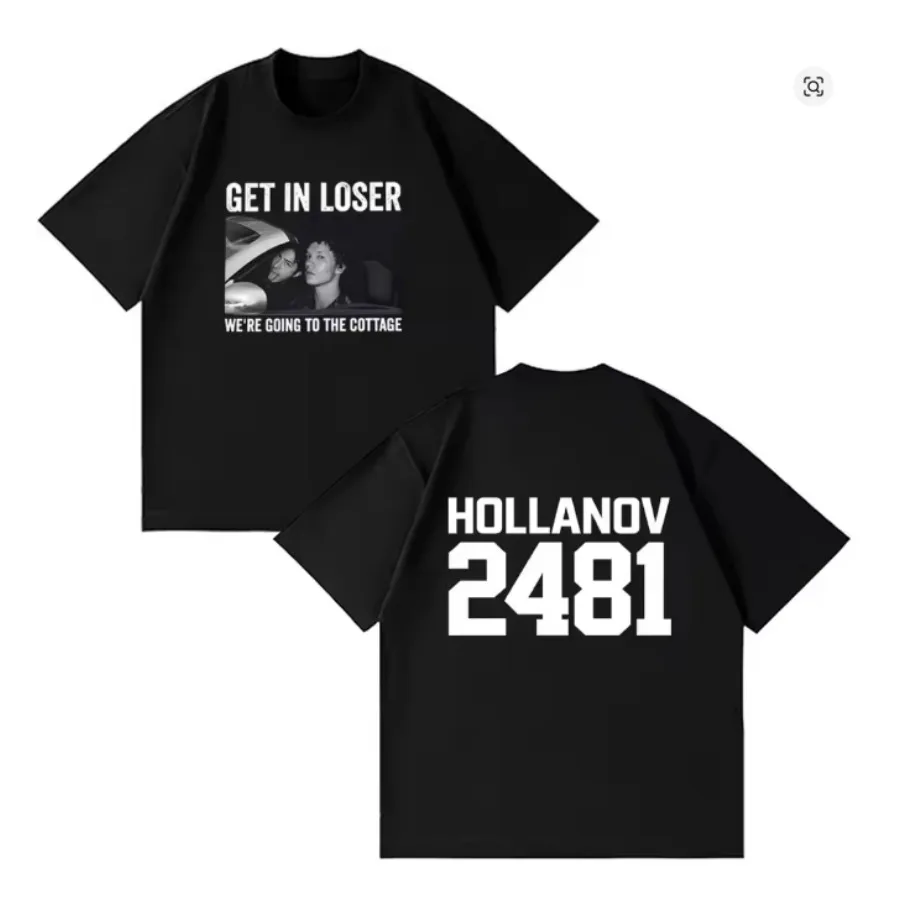 Heated Rivalry Get in Loser We're Going To The Cottage Hollander‌ 2481 Oversized T-shirt 100% Cotton Short Sleeve Graphics Tees