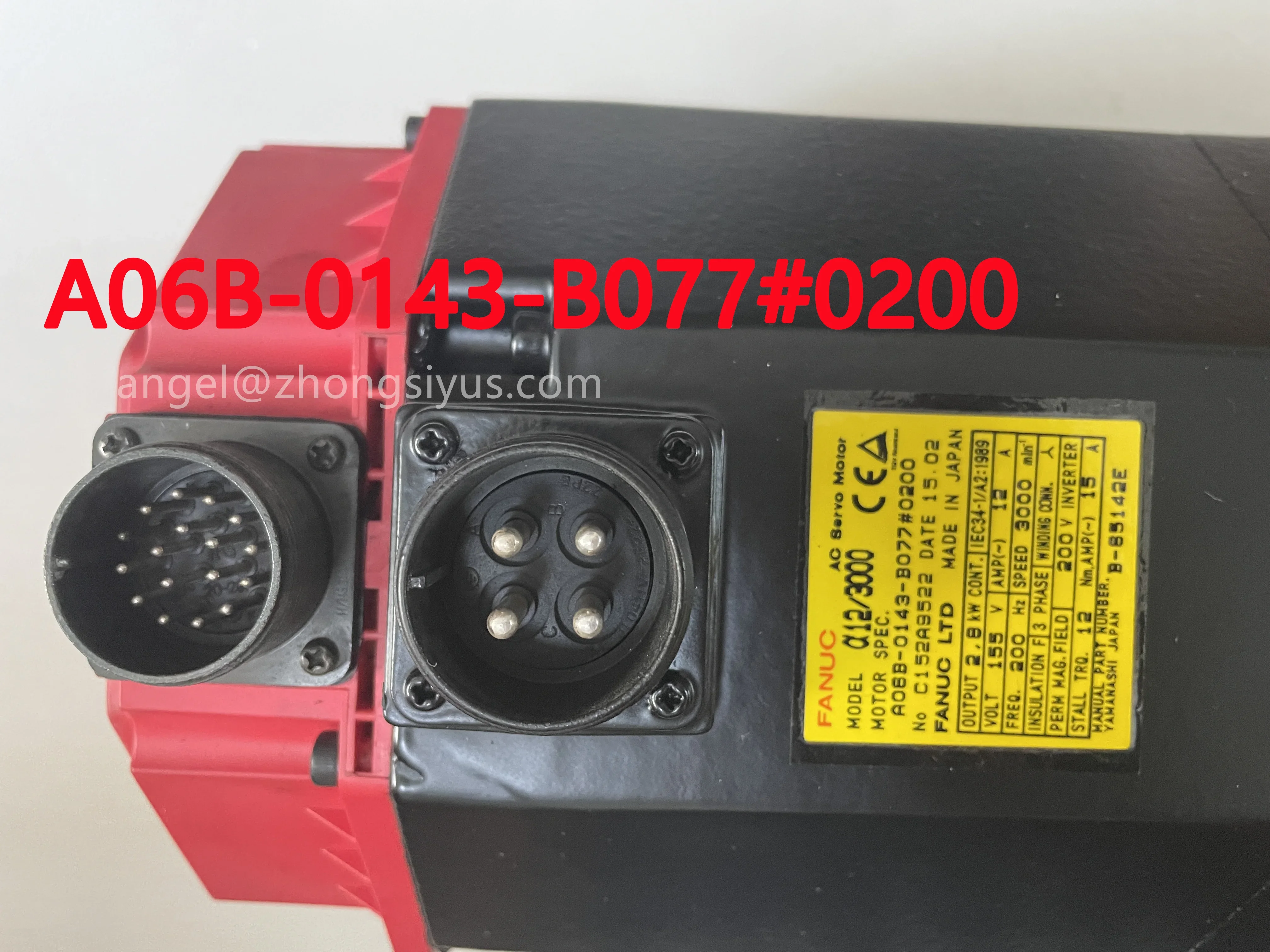 A06B-0143-B077#0200  Brand new FANUC AC servo motor A06B 0143 B077#0200