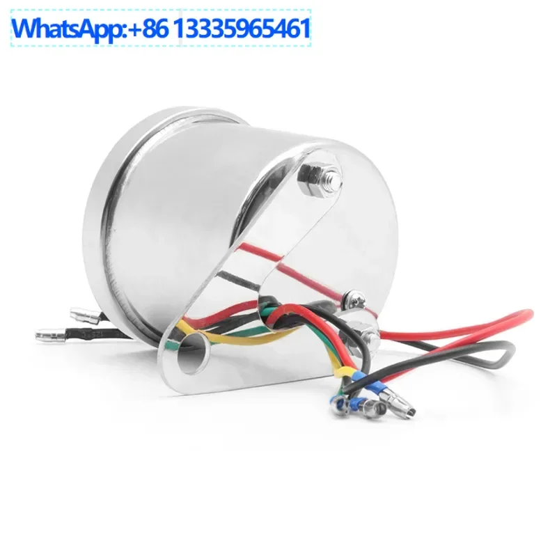 

10PCS motorcycle modification, pointer type, tachometer 1.3/1 6,000, white meter