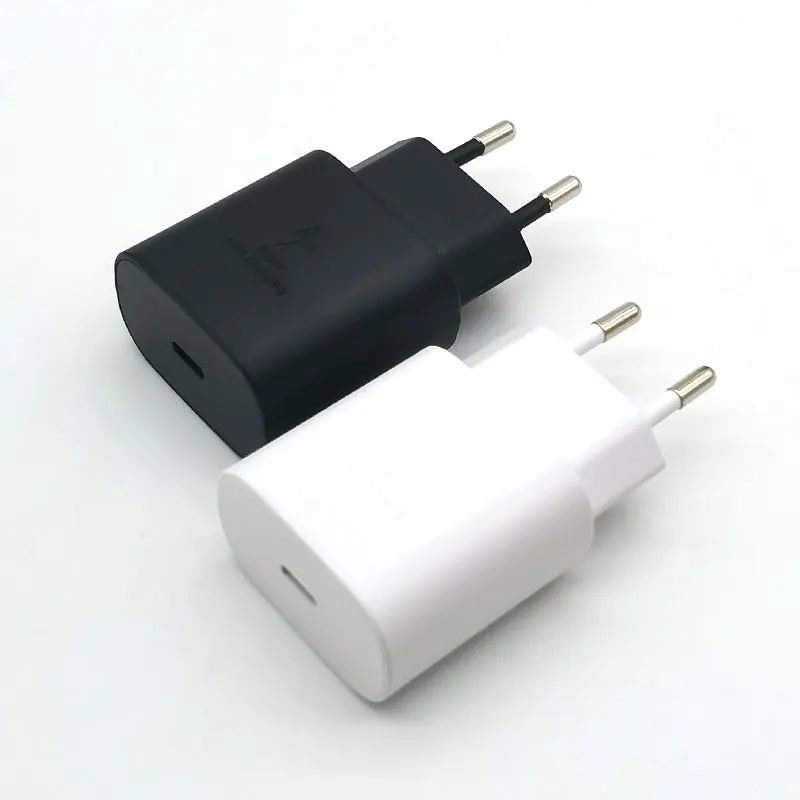 Samsung PD Charger 25W Super Fast Charge Power Adapter For Galaxy S24 S23 S20 S21 S22 Plus Note 20 Ultra 10 Z Flip Fold 6 5 4 3