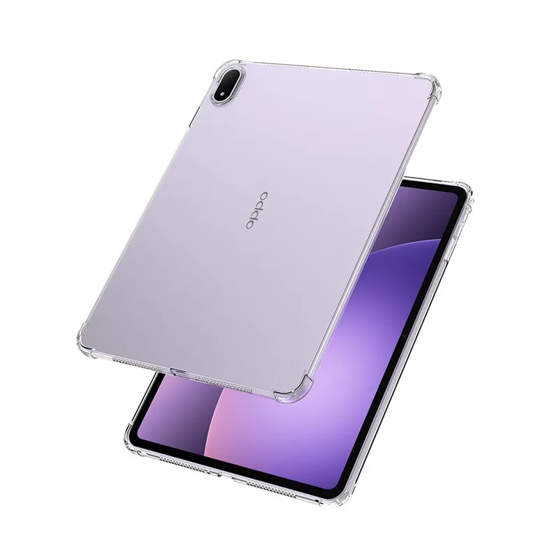 

Transparent Case For OPPO Pad 5 12.1 inch 2025 Thickened Airbag Soft Silicone Tablet Cover Funda for Oppo Pad5 12.1" TPU Shell
