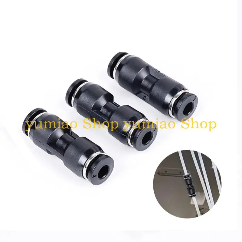 

587B Черный PU4 Трубчатая подготовительная трубка разъем Пневматической подачи