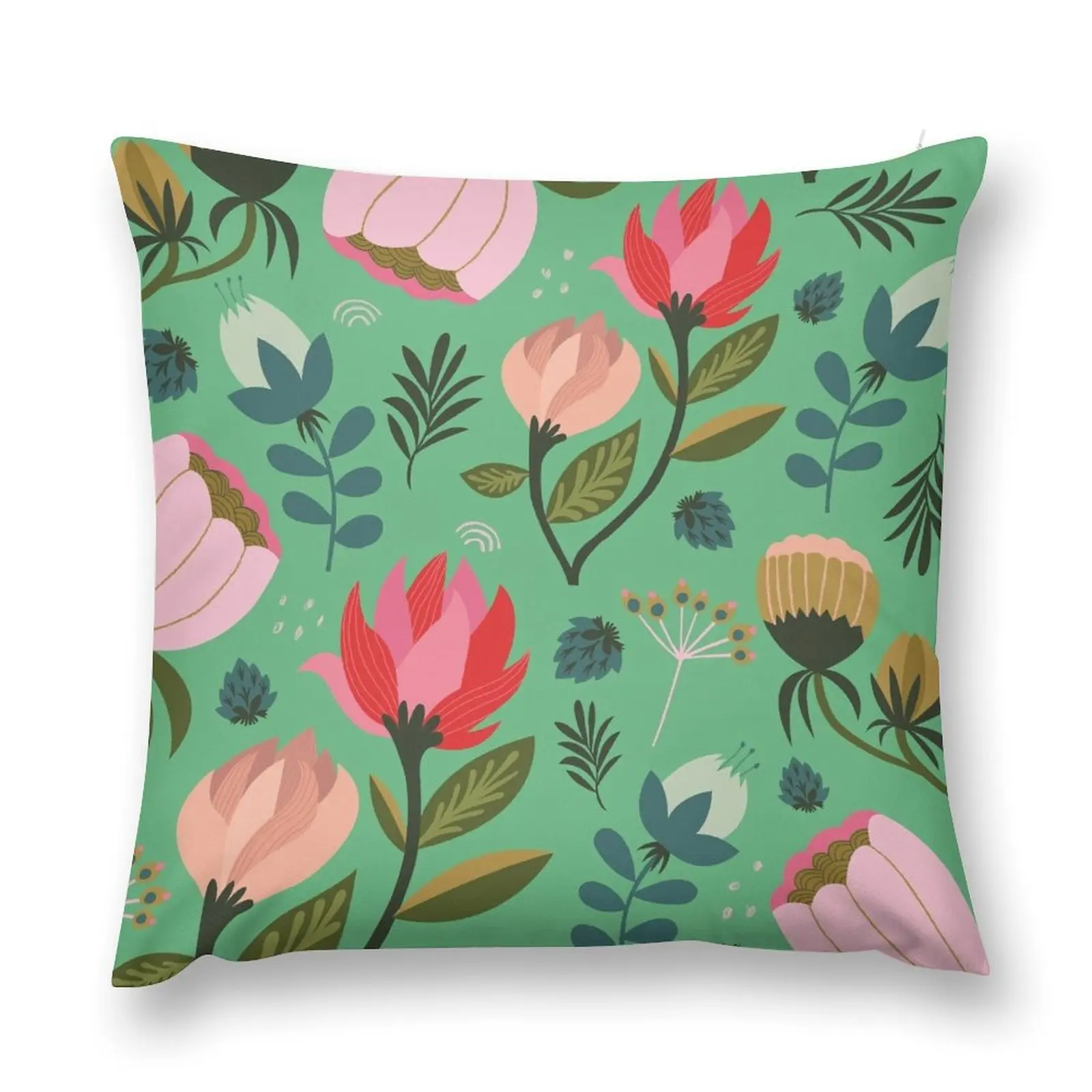 

Pretty Florals Throw Pillow christmas pillowcases pillow pillowcase pillow