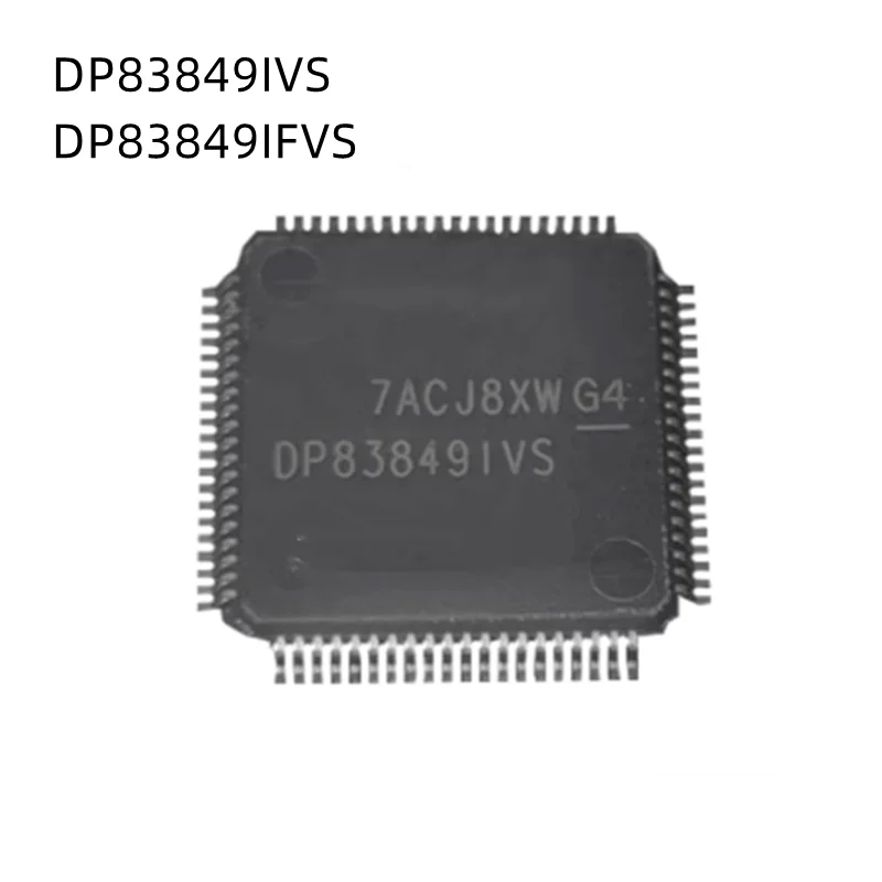 1Pcs/Lot DP83849 DP83849IVS DP83849IFVS QFP80 New Original chip