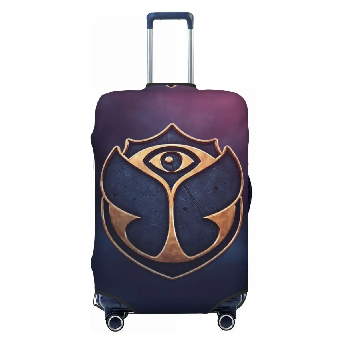 

Чехол для дорожного багажа с логотипом Tomorrowland, моющийся чехол для музыкального фестиваля, чехол для чемодана, подходит для 18-32 дюймов