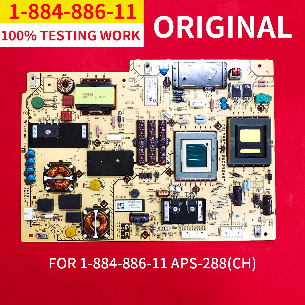 Original 1-883-824-13 APS-288(CH) power supply board for KDL-32EX420 LCD TV power board