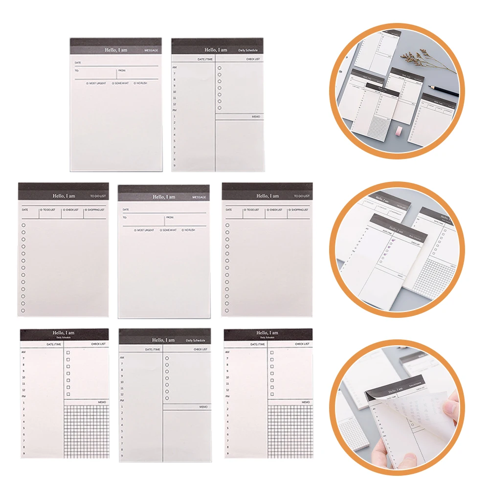 Note Pads Daily Use Compact Planner High Grade Paper Smooth Writing Household Memo Pads Convenient Notepad Student Office Work