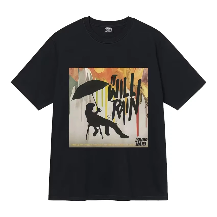 المغني برونو المريخ 24k جولة سحرية موضة طباعة تي شيرت محب رجل إمرأة الهيب هوب تي شيرت عادية الصيف الفكاهة القطن تي شيرت #2