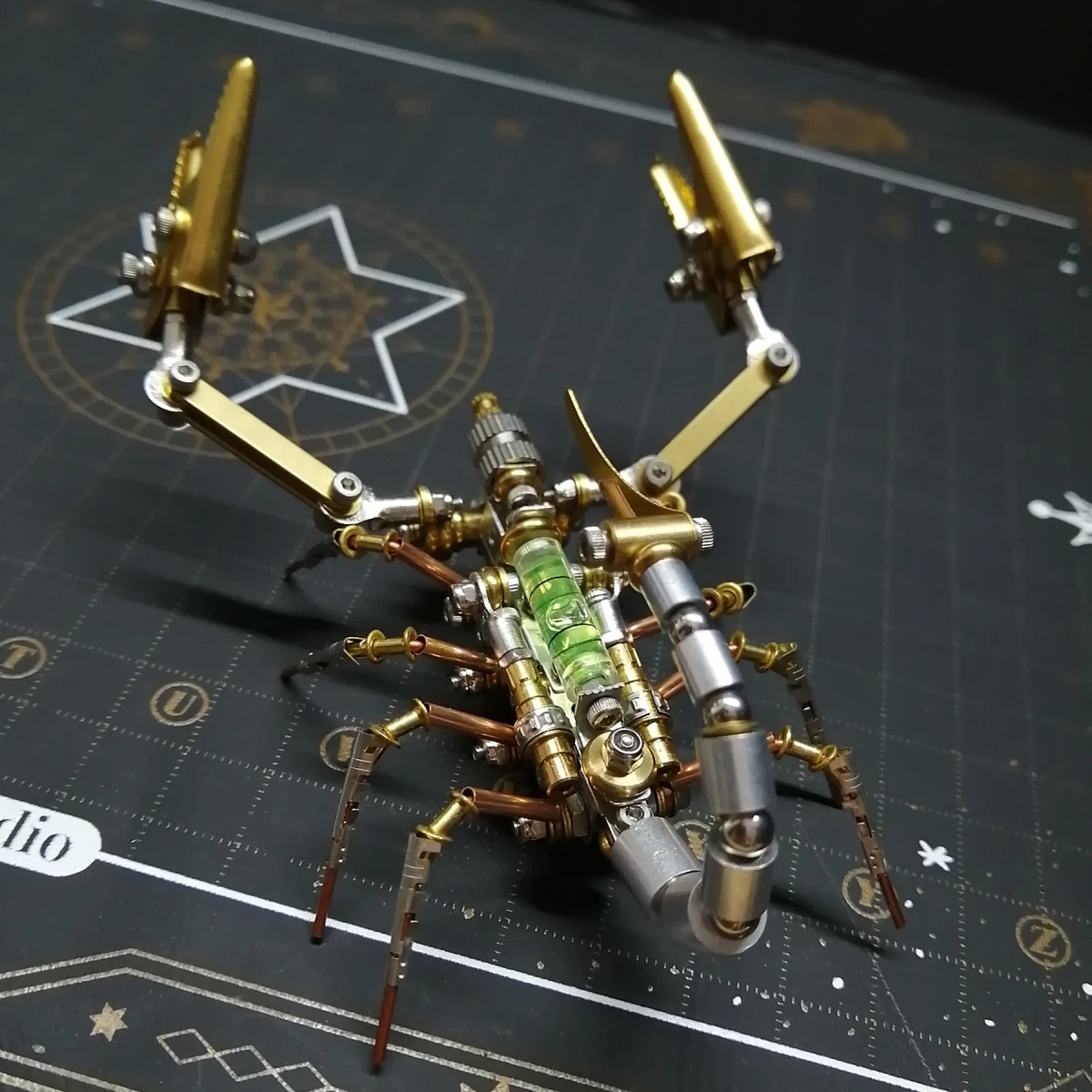 Metal Steampunk Scorpion Model Building Kits for Adults 3D Puzzle Mechanical Animals DIY Assembly Toy Puzzles Toys Gifts