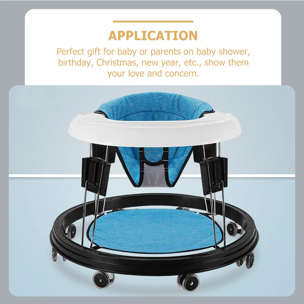 2Pcs Walker Foot Rest for Baby Premium Fabric Foot Cushion Supports Healthy Sitting Posture Easy Install Removable Walker