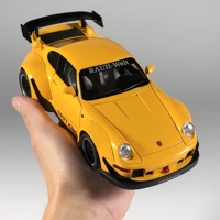 1:22 Porsche RWB 993 Targa 911 Supercar Alloy Metal Diecast Model Car Sound & Light Pull Back Toys Rauh Welt Begriff Drift King
