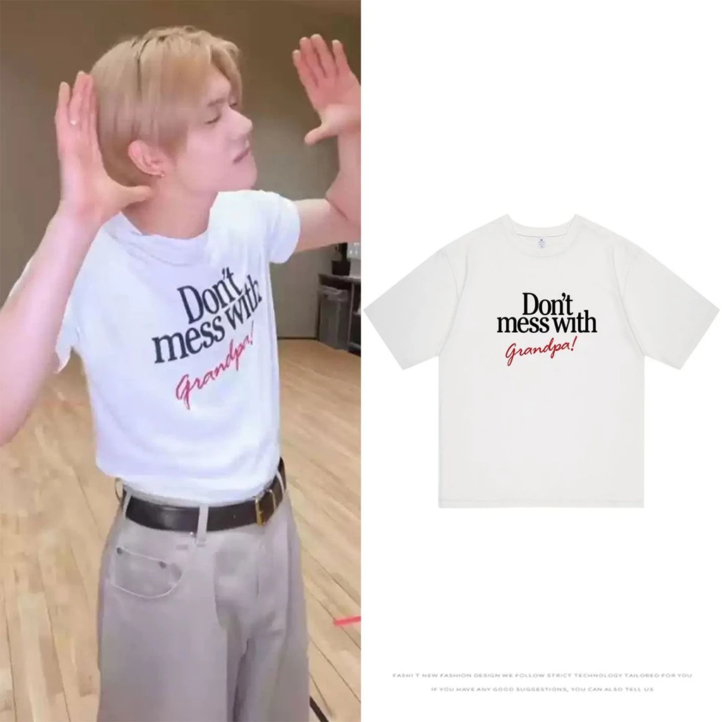 Men Sport Waves Printe T-shirt STAR SAME DONT MESS GRANDPA Casual Shirt Short Sleeve Top Gym TShirt Men LOOSE Rashgard