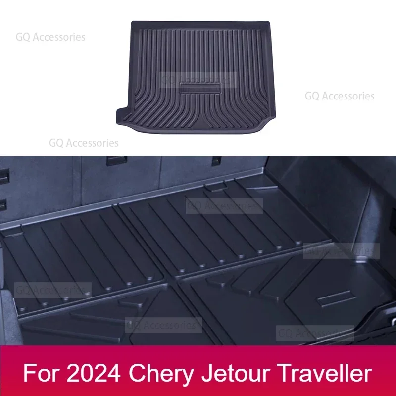 

Коврик для багажника автомобиля, подходит для cherryJetour Traveler T2 2023 2024 Jetour T2 ТПЭ, антигрязный коврик, коврик для заднего багажника