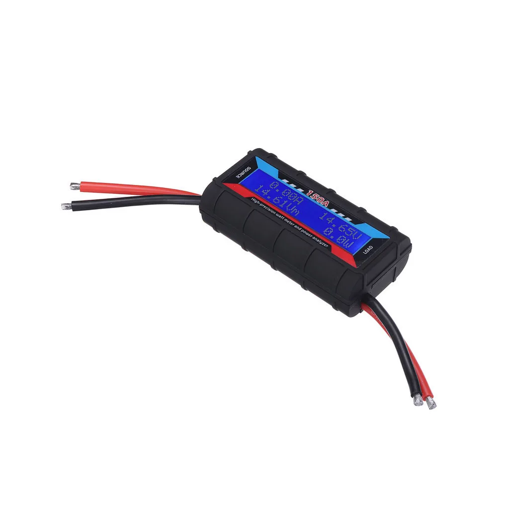 Imagem -03 - Analisador de Potência de Tela Lcd Voltímetro Amperímetro Retroiluminação Display Digital Painel Solar Elétrico Medidor de 150a Watt