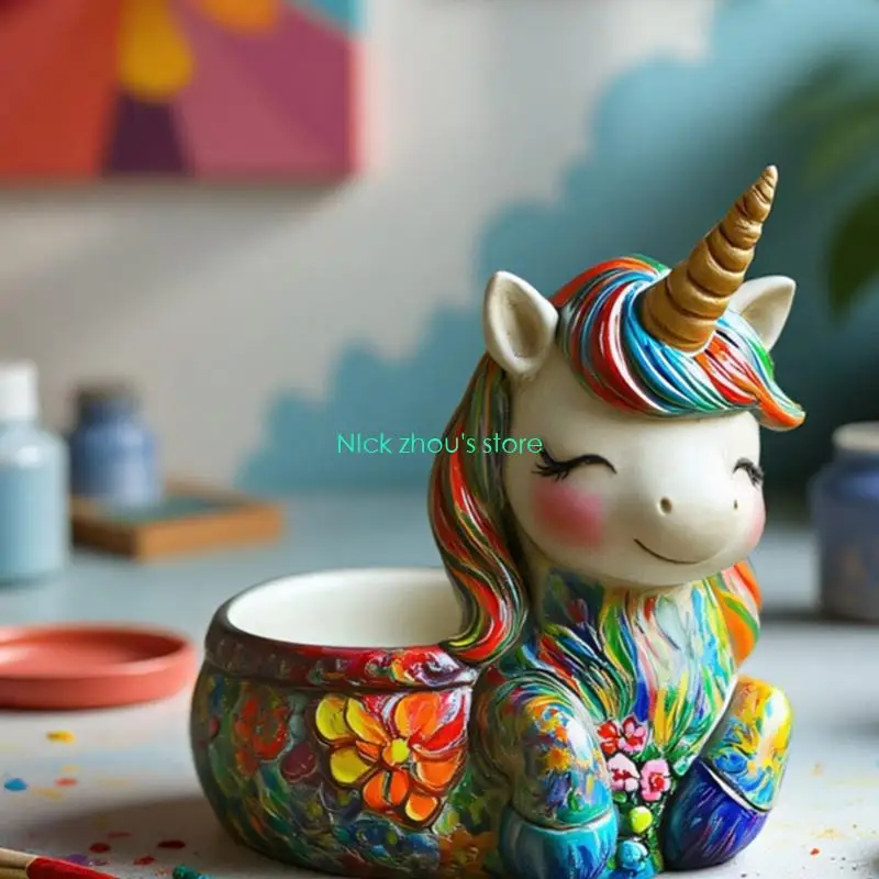 E15E قالب وعاء زهور سيليكون متعدد الأغراض لمزارعي الراتنج المصنوع يدويًا وأطباق المجوهرات والمشاريع الحرفية