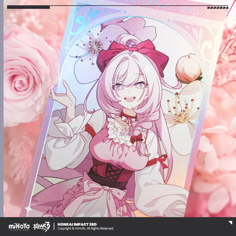 

[Genuine] Honkai Impact 3 Flowering Spring Series Cartoon Figure Elysia Kiana Mei Bronya Seele Fu Hua Laser Ticket Cosplay Gift