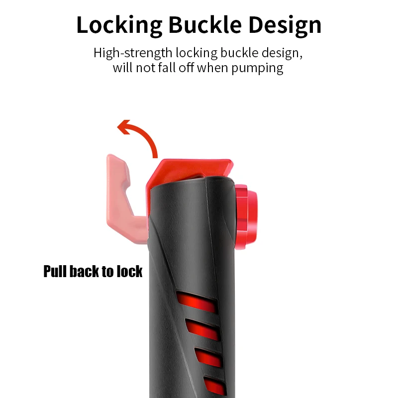 WEST BIKING 100PSI Mini Bike Pump Portable Lockable Bicycle Hand Air Pump Tire Inflator Schrader Presta Valve MTB Road Bike Pump