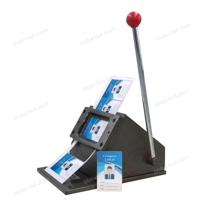Rounded Manual PVC Card Machine Business Card  Machine Card Machine Paper   86 * 54
