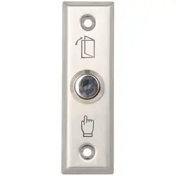 Metal Access Control No com Stainless Steel Switch Panel Push Door Release Exit Button