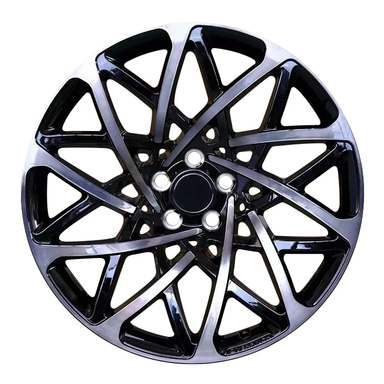 Black Alloy Car Wheels for Cars 1-piece Forged Wheels with Reflectal Forged Wheels for Range