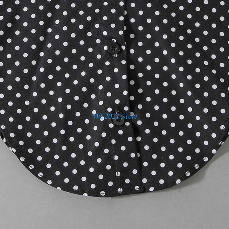 

G5GC Comfortable Blouse Collar Trendy Detachable Collar Business Casual Collar for Office and Casual Wear