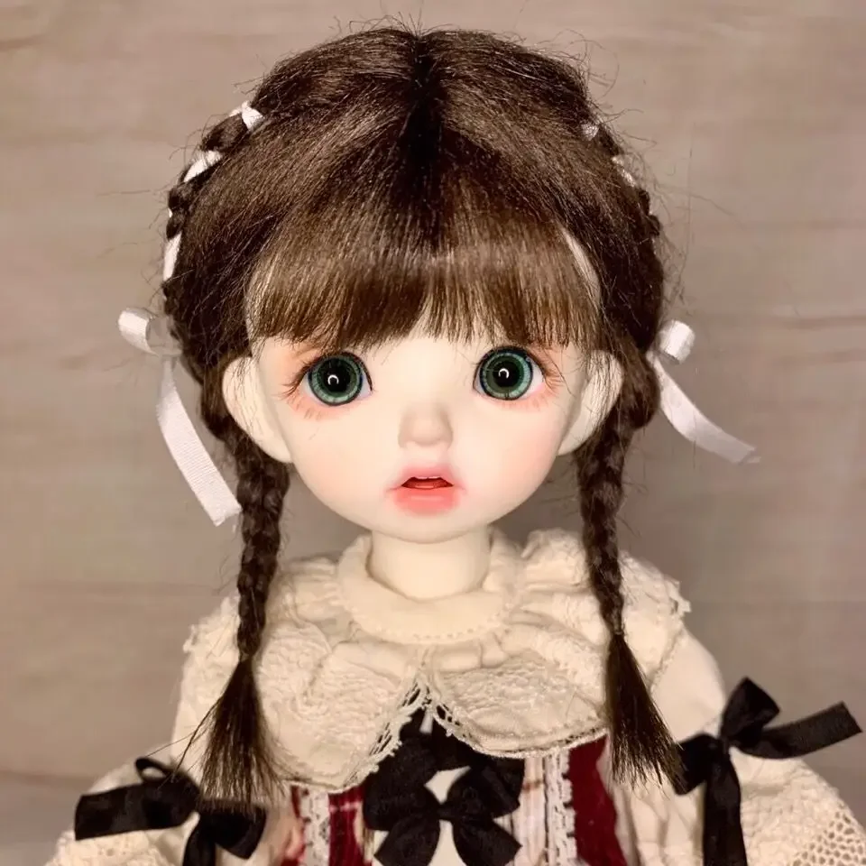 Bjd 6 Point Doll Wig Toy Hair Head Circumference 16.5cm To 17.5cm Bjd Doll Head 16cm Handmade Wig