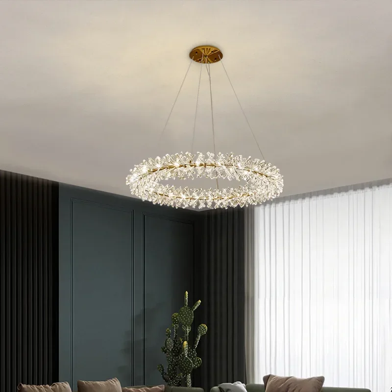 Modern Ceiling Lamp Pendant Lights Home Decoration Elegant Chandelier Pendant Lights Lustre Metal Indoor Lighting Las Luces LLPL