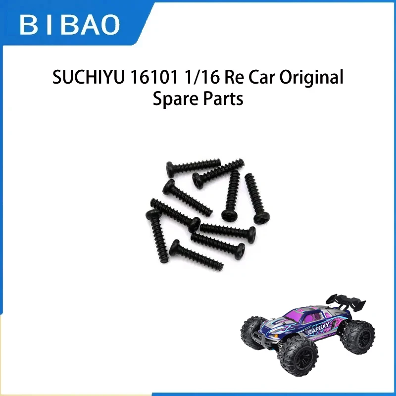 

SCY 16101 1/16 RC Car Original Spare Parts 6111 2*10mm screws Suitable for SCY 16101 16102 16103 Car