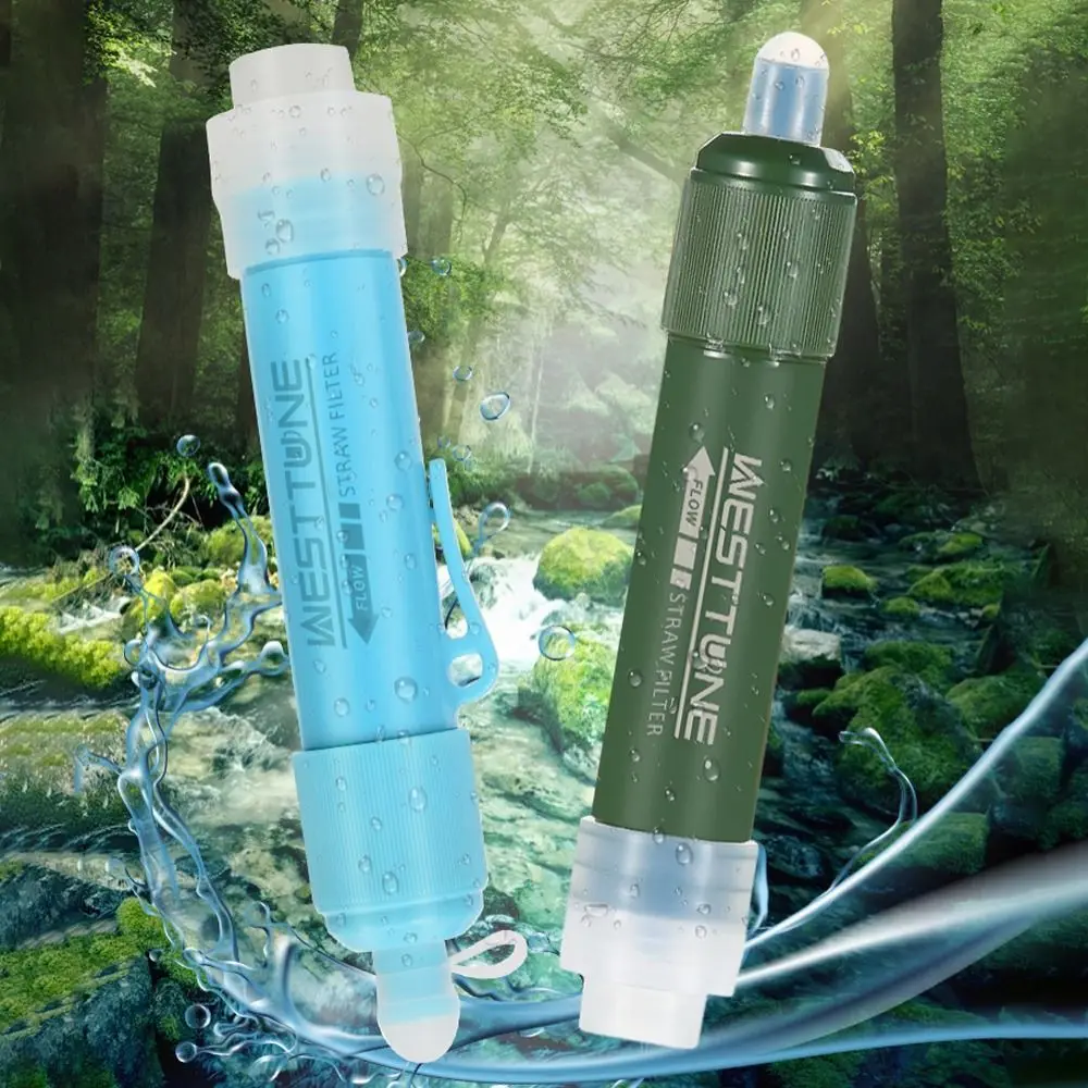 

1 Set Mini Purification Water Filter Direct Drinking TUP Individual Water Purifier Water Bag Carbon Fiber